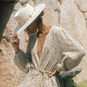 NWT - Lack of Color Seaside Boater Hat